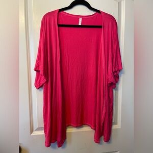 Eimin Women’s 1XL Short Sleeve Butter Soft Kimono